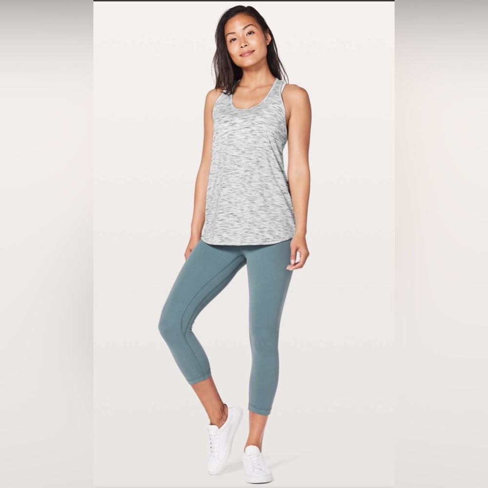 Lululemon Athletica Light Gray Tank Top
